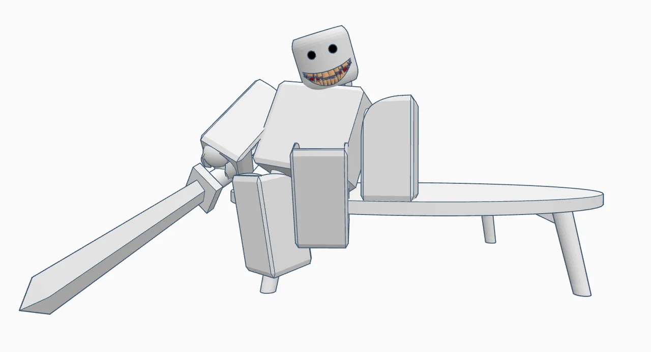 専用3 Articulated Subject_0 from Forsaken Roblox Figure by FanBlox