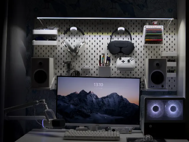 IKEA Skadis light bar