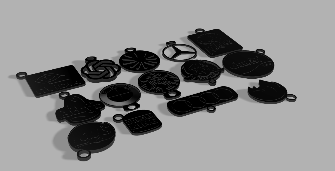 Popular Brand Keychains!