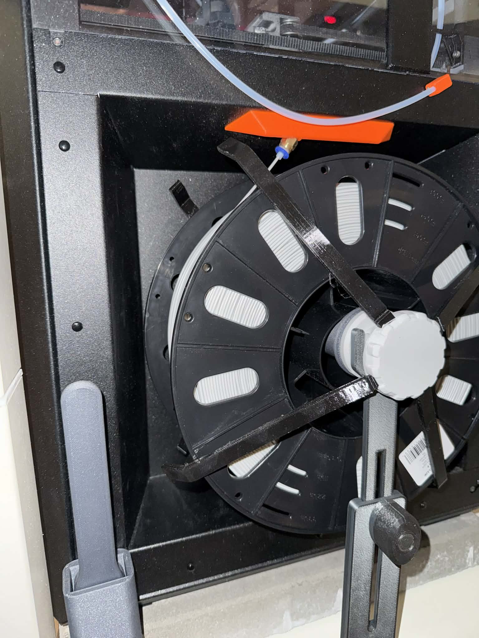 CORE One anti despooling spool holder addon.