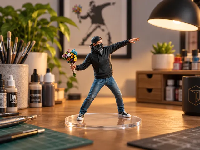 Banksy - Flower Thrower - Figure