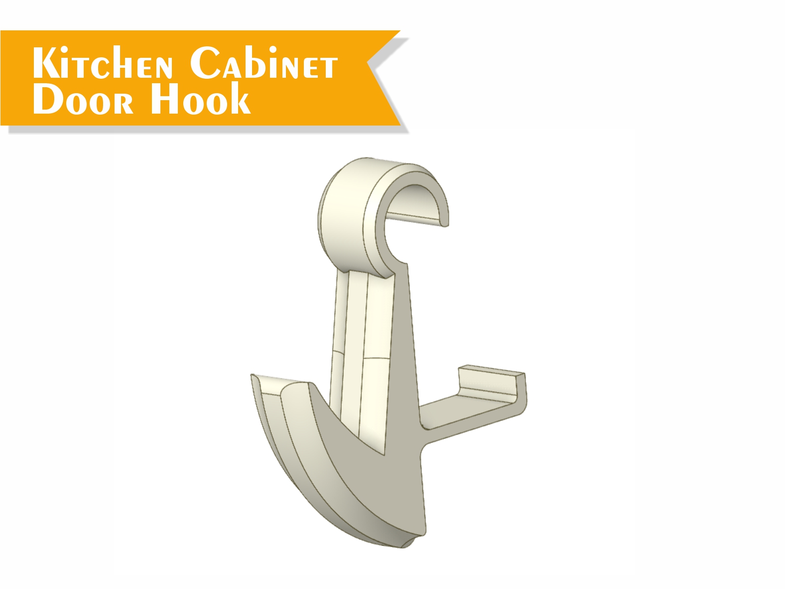 Kitchen Cabinet Door Hook — miniatura 2