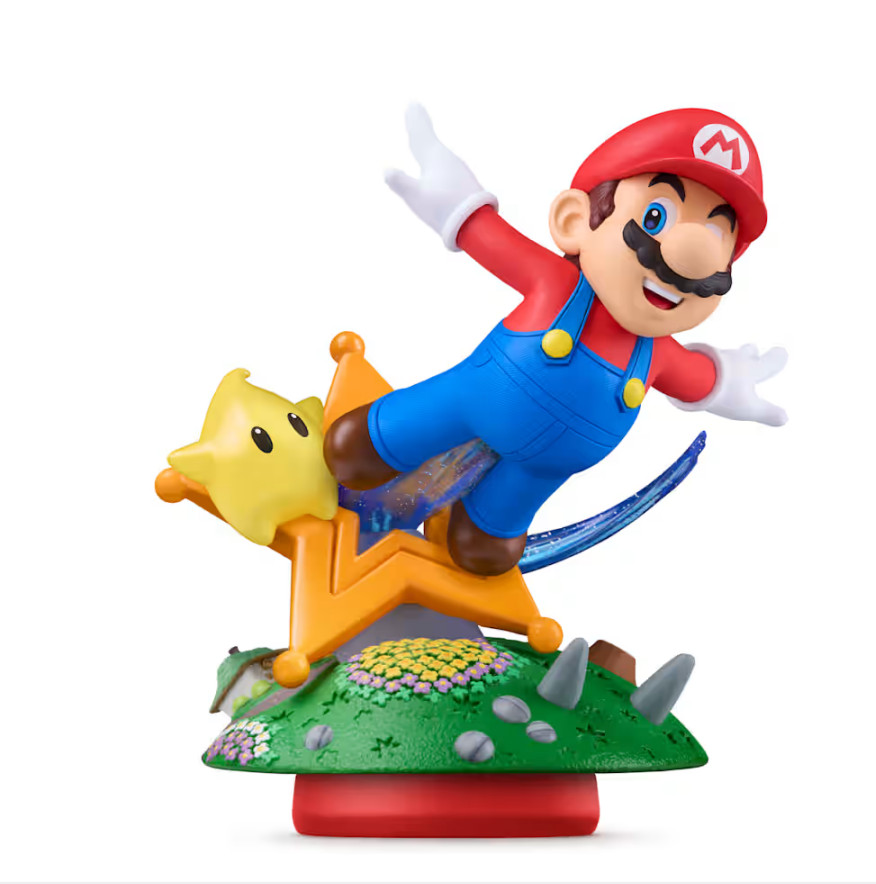 Amiibo Super Mario y Destello (Super Mario Galaxy) - Generado por IA