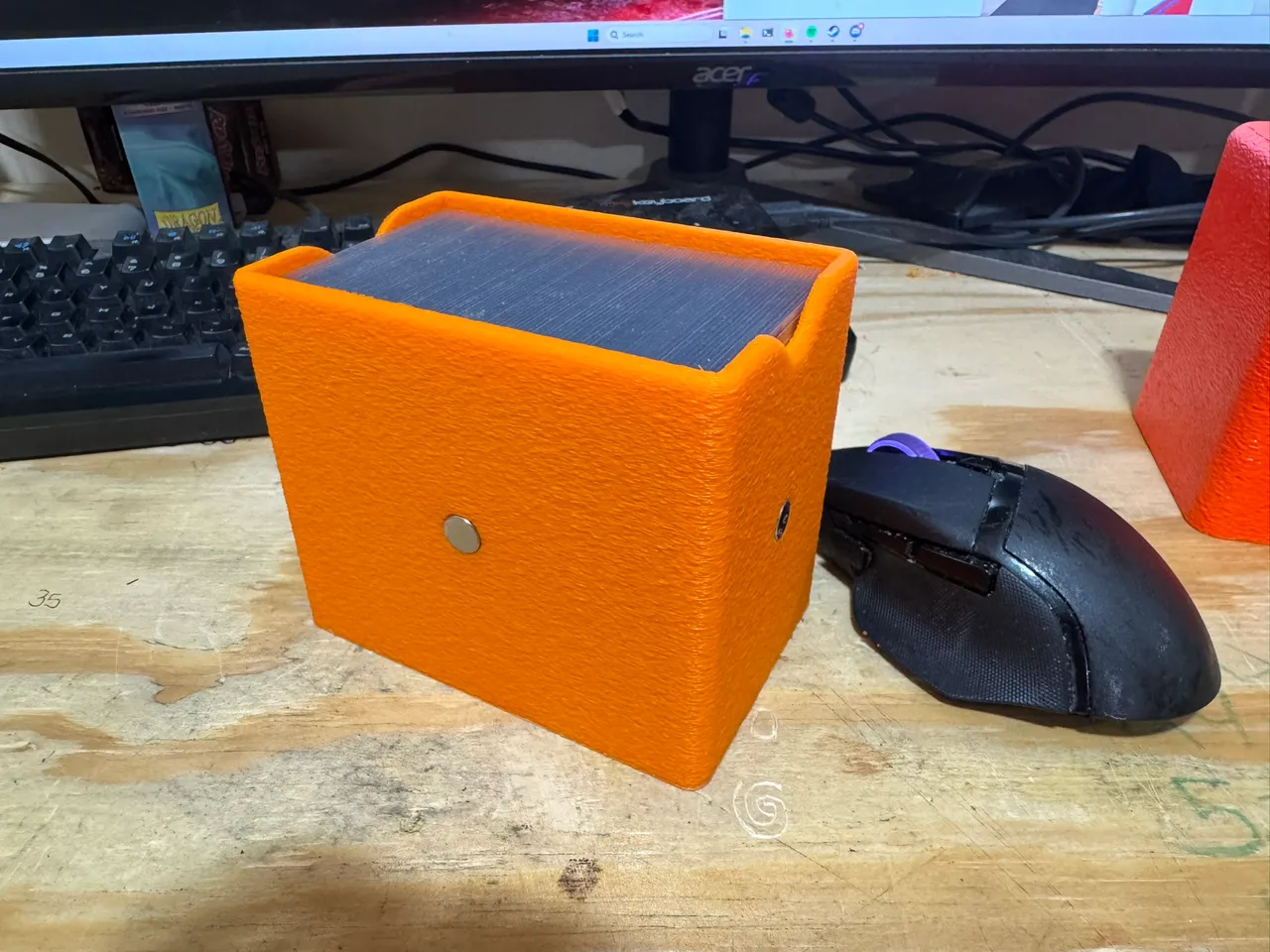 The Brick - Deckbox for 100 triple sleeved cards by FictitiousWizard |  Download free STL model | Printables.com