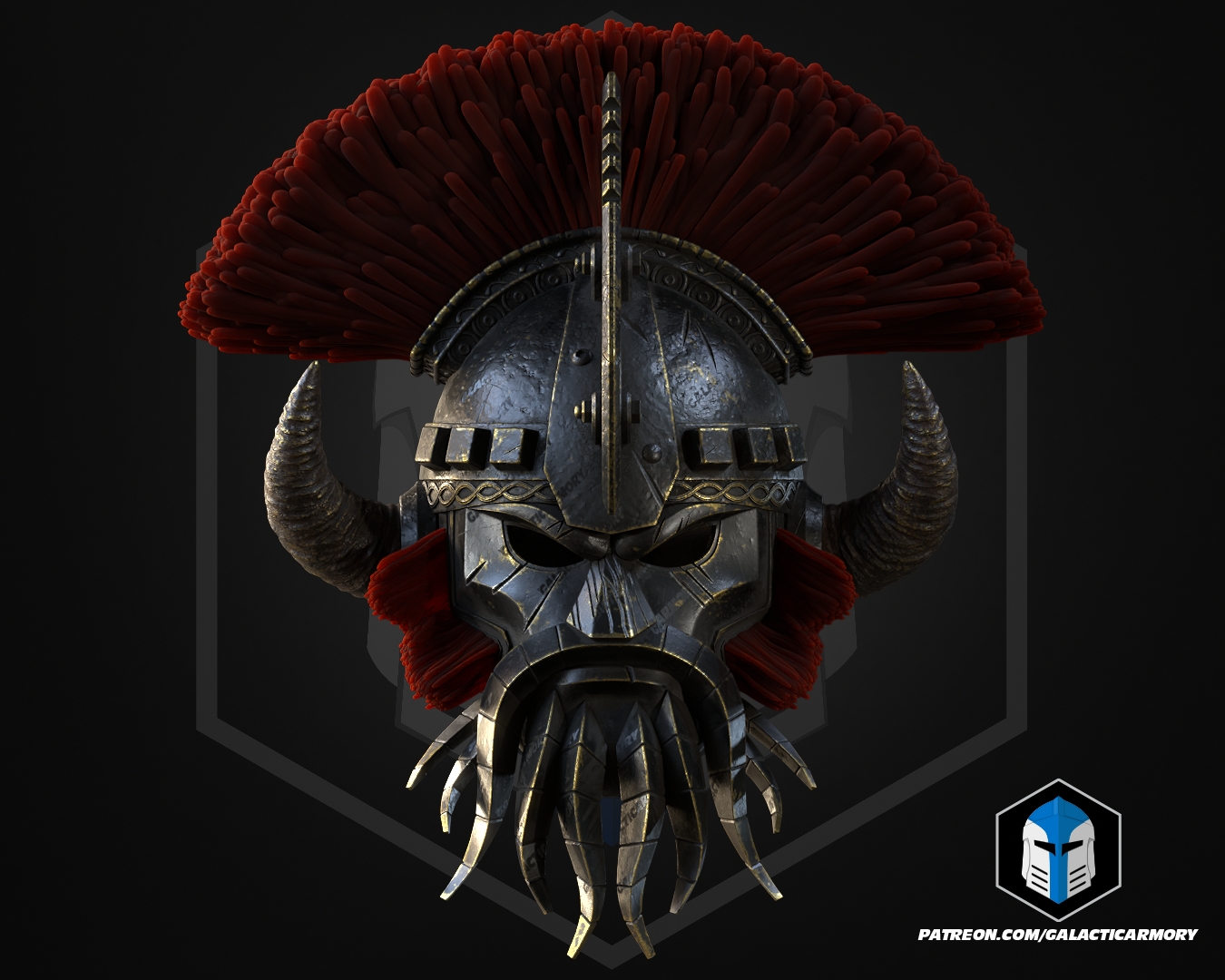 Caesar's Legion Lacerta Legate Helmet - 3D Print File