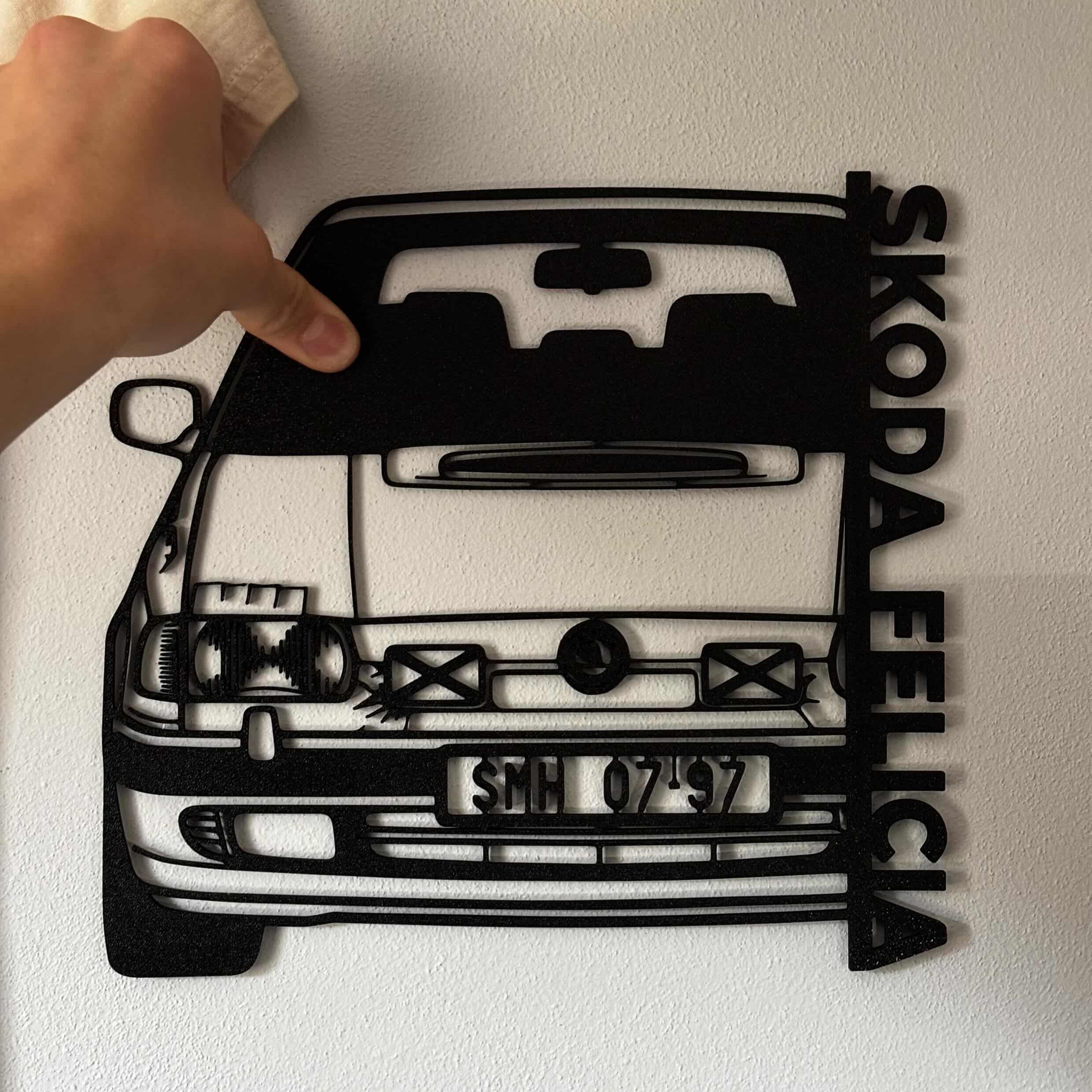 Skoda Felicia (1996) - WallArt 3D model