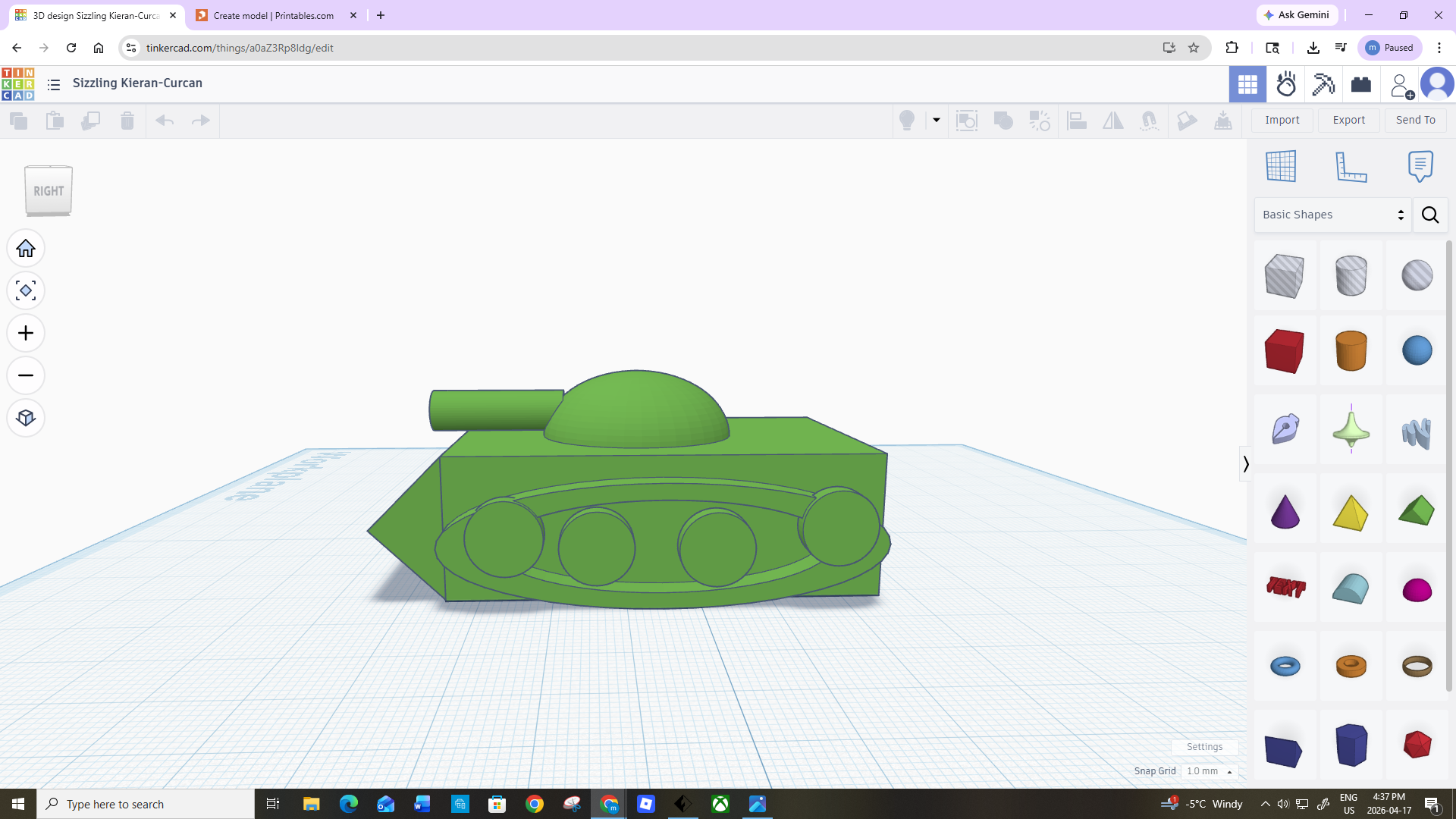 Simple tank