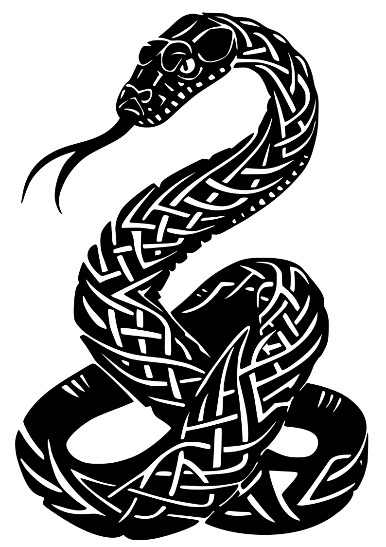 Miniatura 2 do modelo 3D Celtic Snake Wall Art