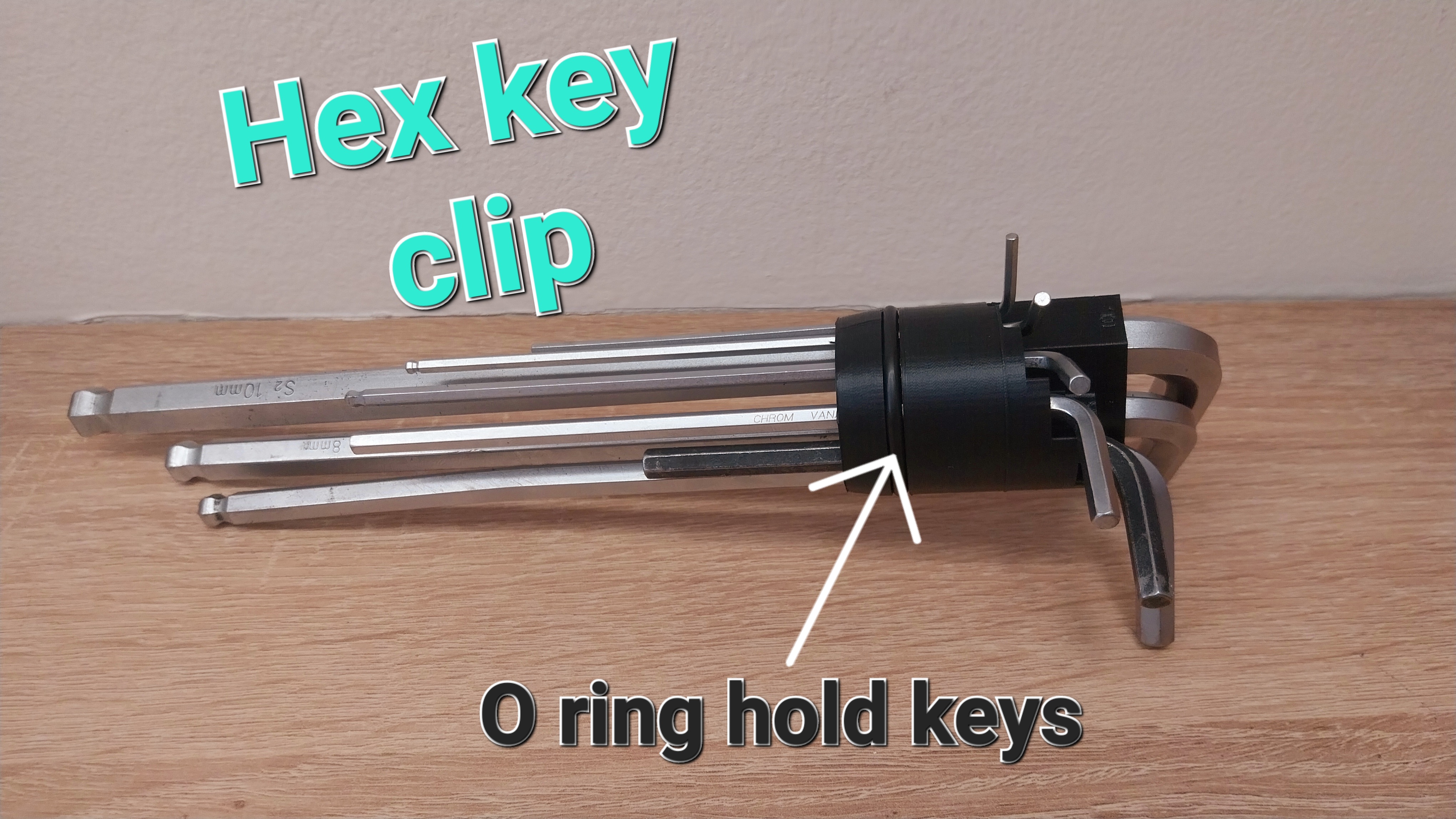 Hex key holder / Pouzdro na imbusy