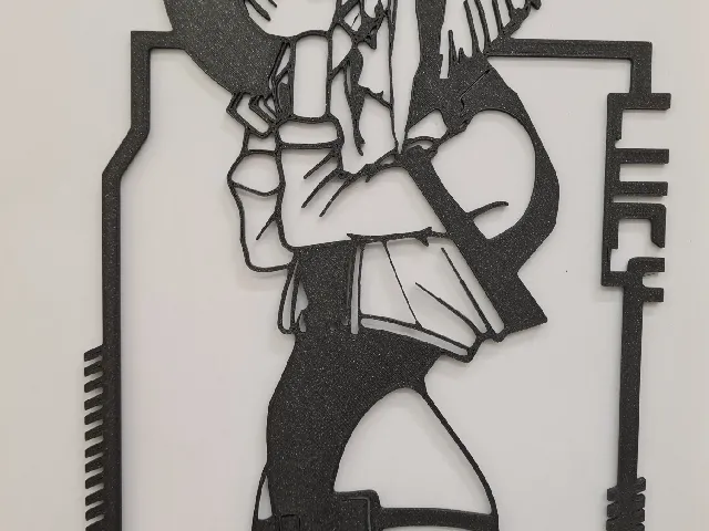 Wall Decor LUCY Cyberpunk Edgerunners