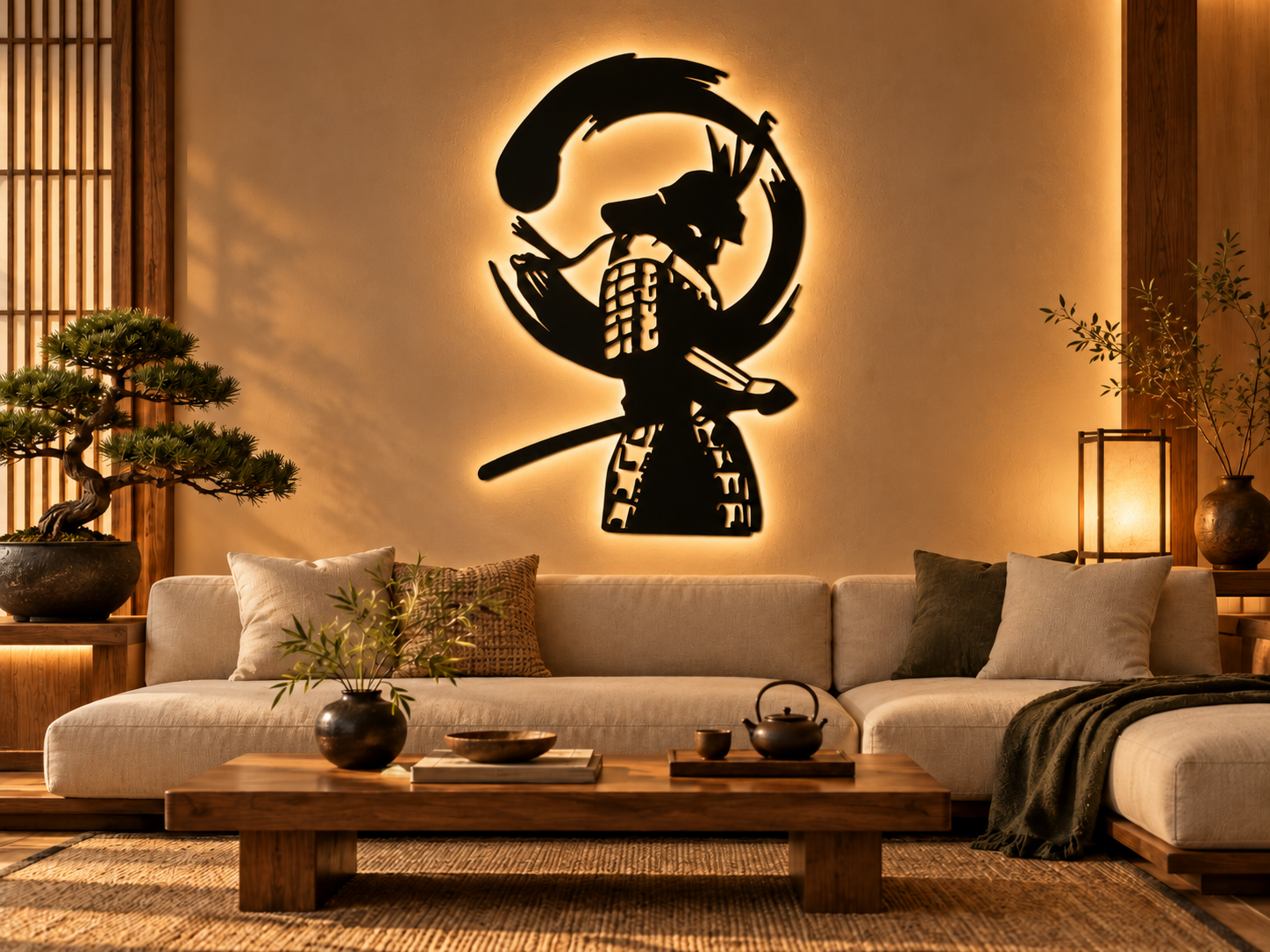 WallArt - Samurai Japan Warrior 004