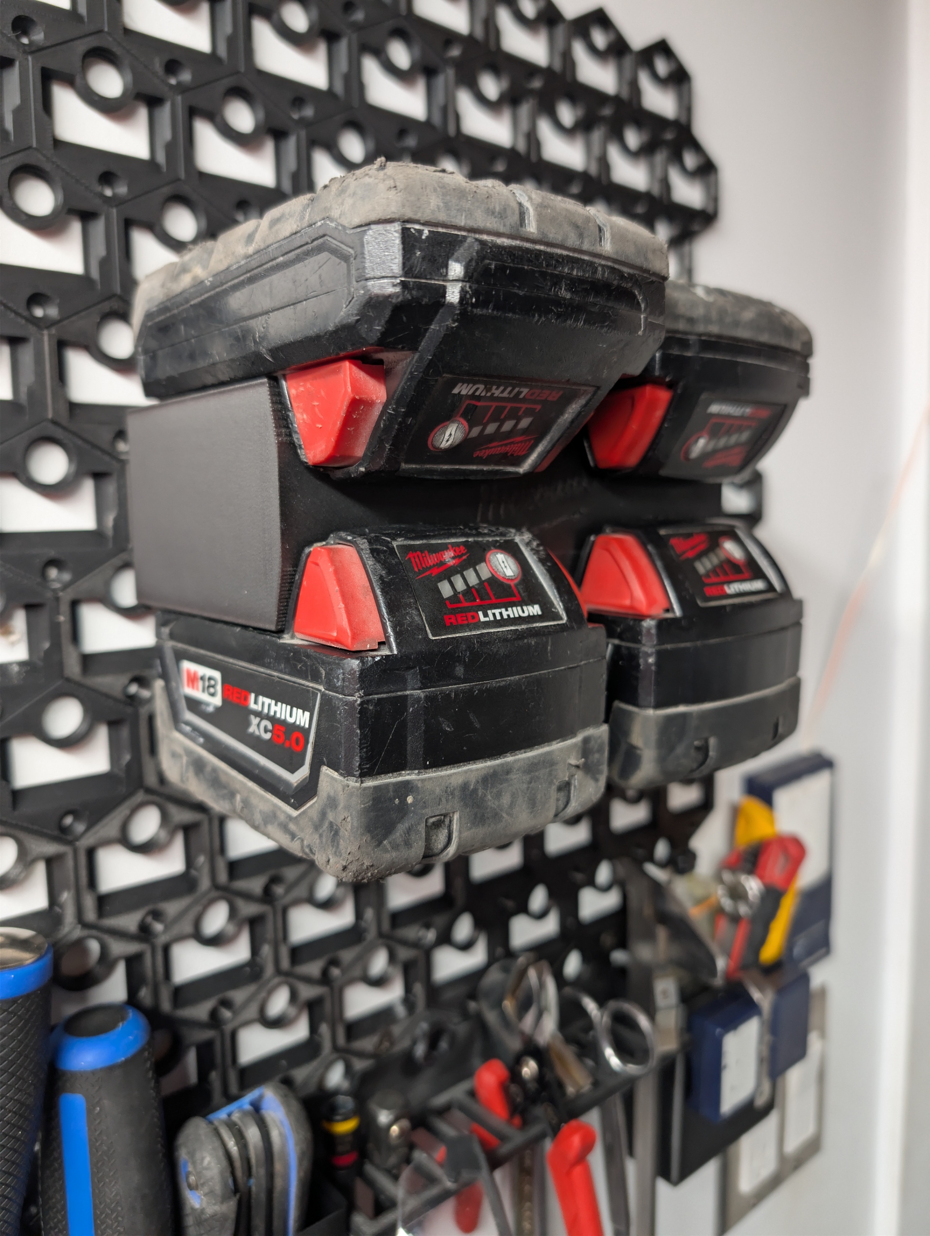 Milwaukee M18 Battery 4x Packout GOEWS mount