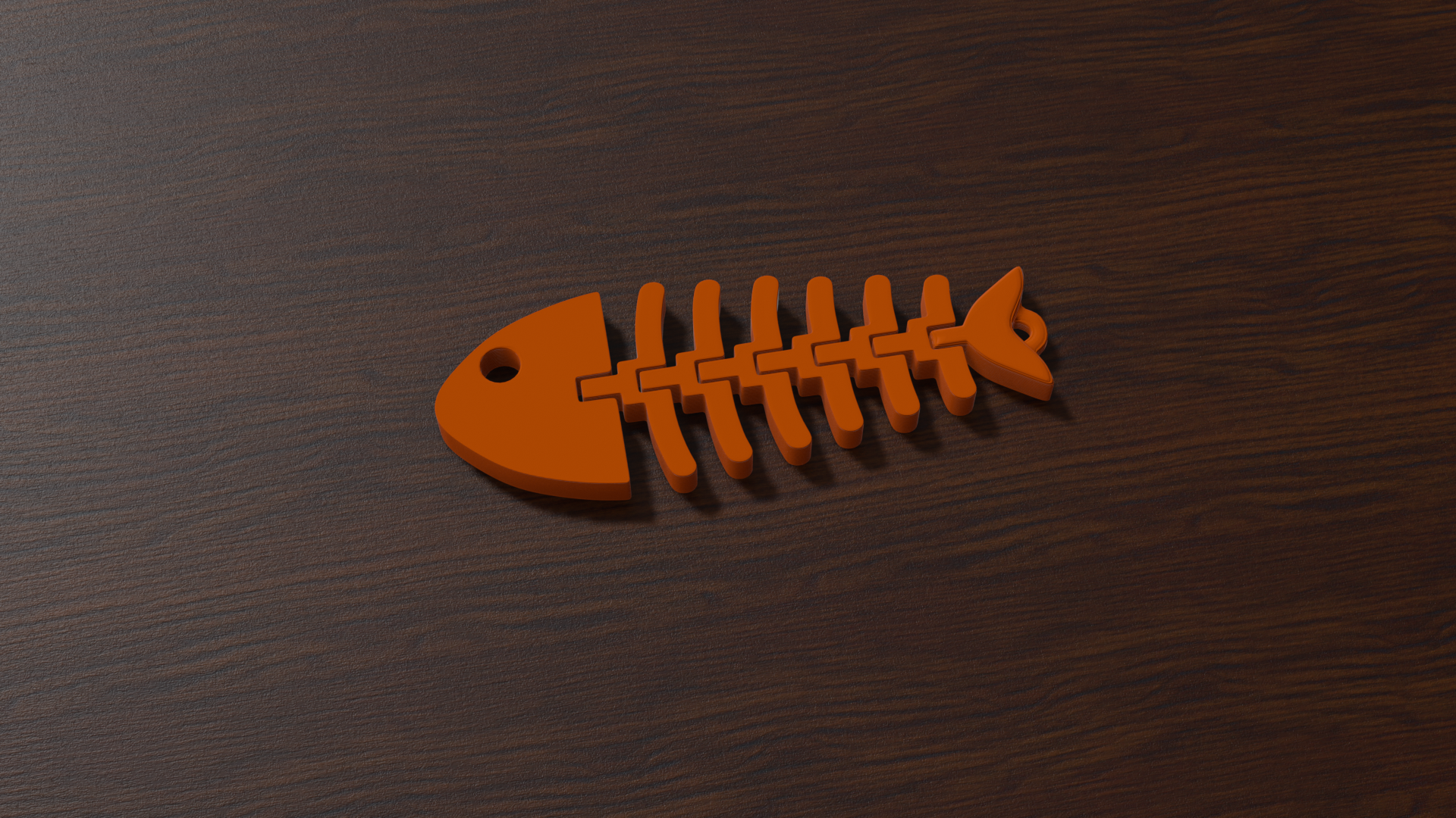 Jointed fish keychain — miniatura 2