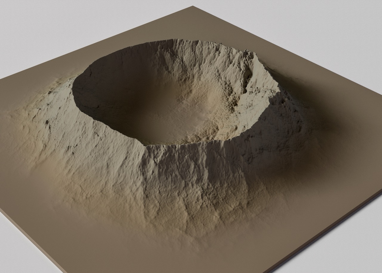 Volcano Crater - Shelf Decor - Prop