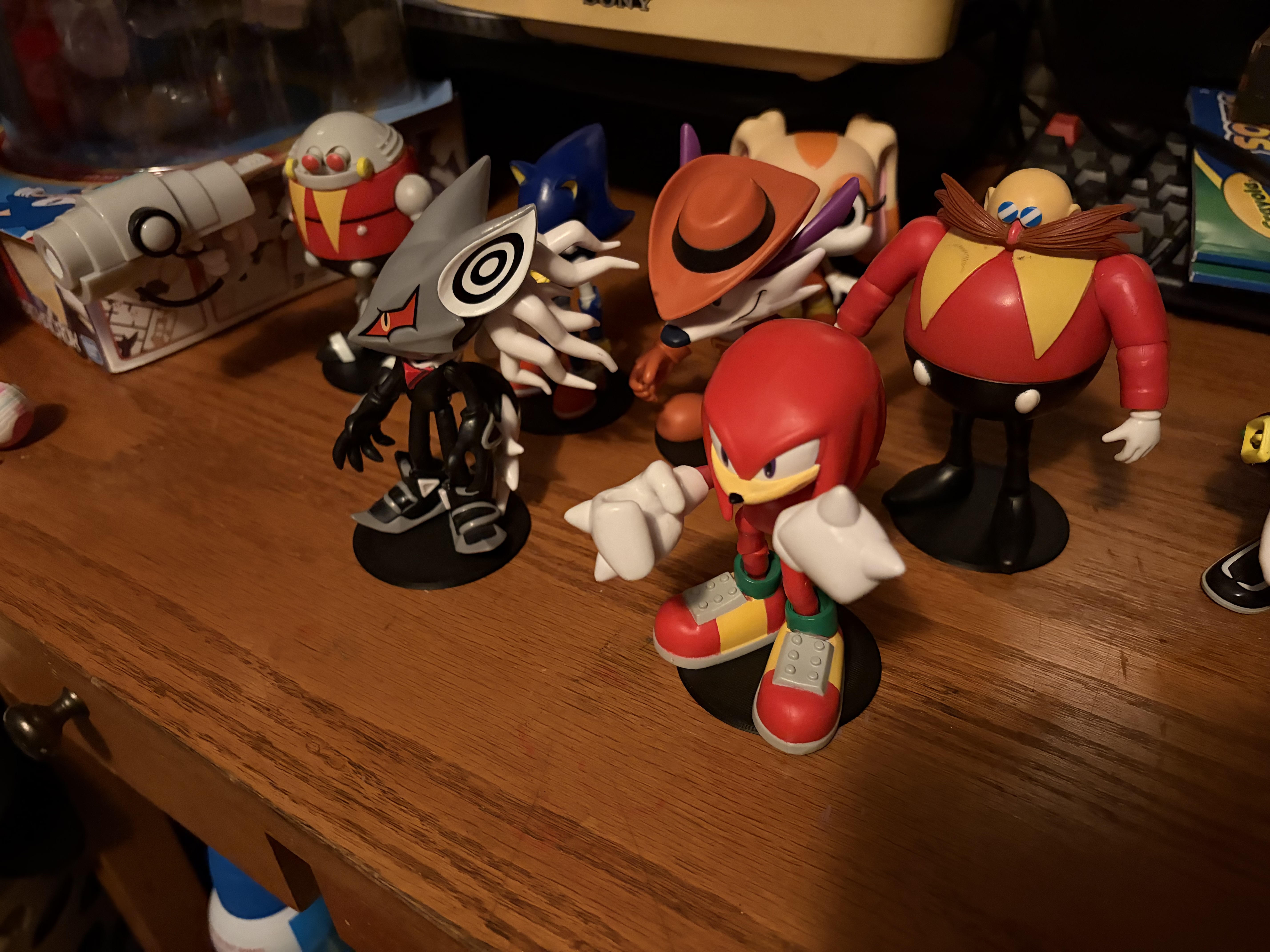 Sonic Jakks Pacific Figure Standees 2.5 inch and 4 inch variants