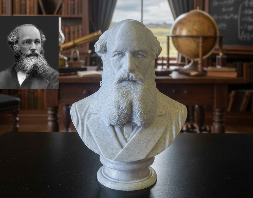 James Clerk Maxwell – Bust