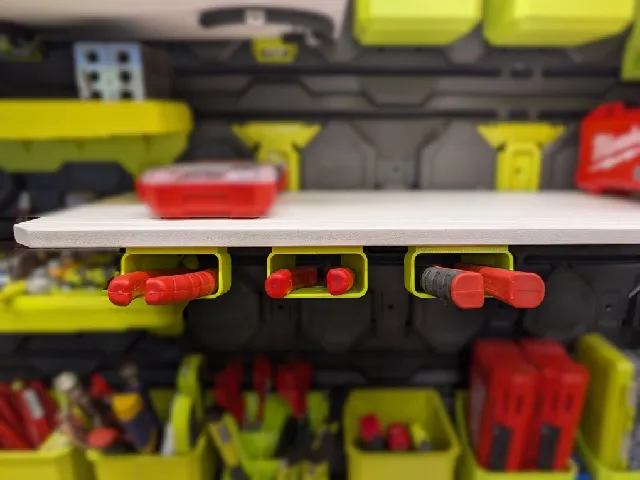 Under shelf pliers cutters holder