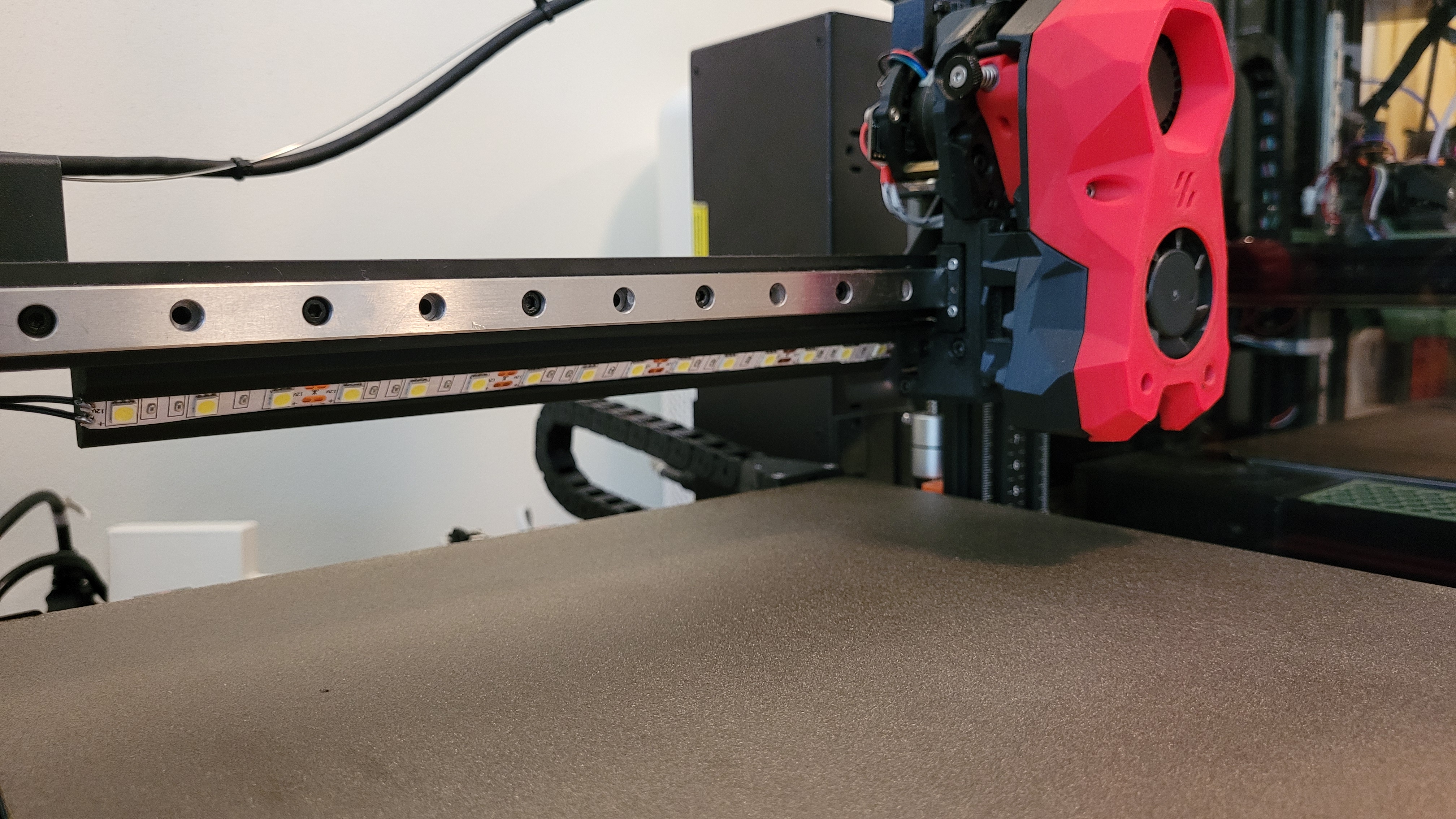 10mm led strip 45 degrees 2020 snap mount 3D model