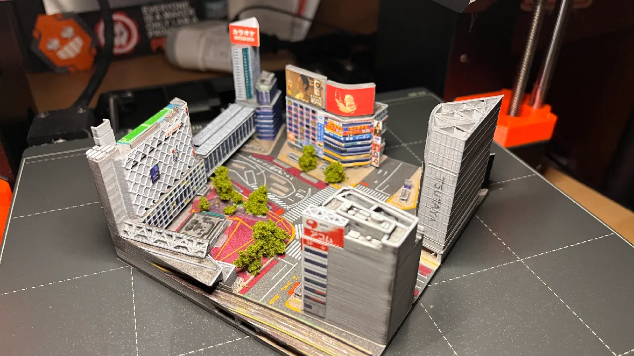 彫刻・オブジェ SHIBUYA_055 Shibuya Crossing - Tokyo, Japan by MiniWorld3D | Download free STL