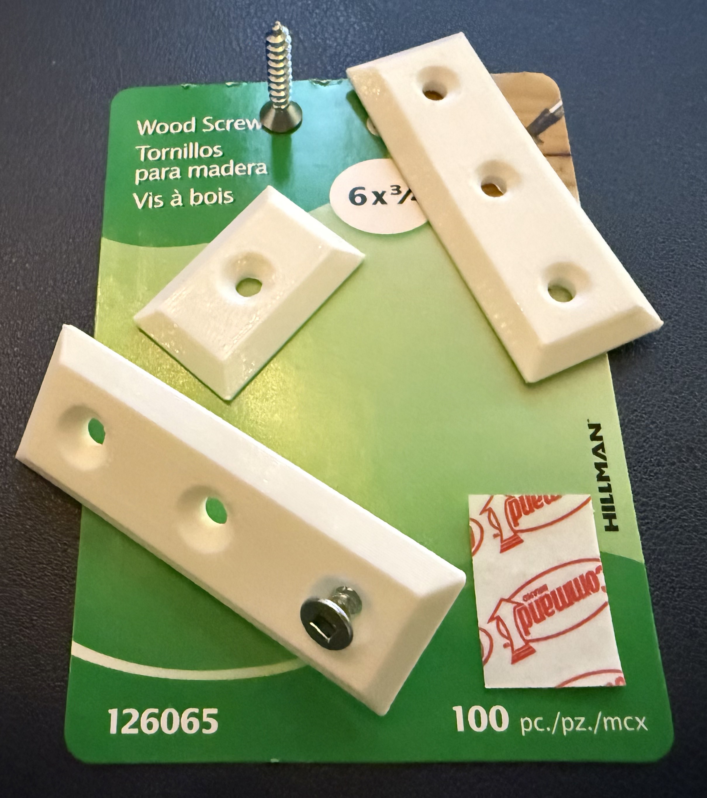 Simple Dampeners for 3M Command Strips or No 6 Screws (3.5 MM) TPU or Flexible Filament