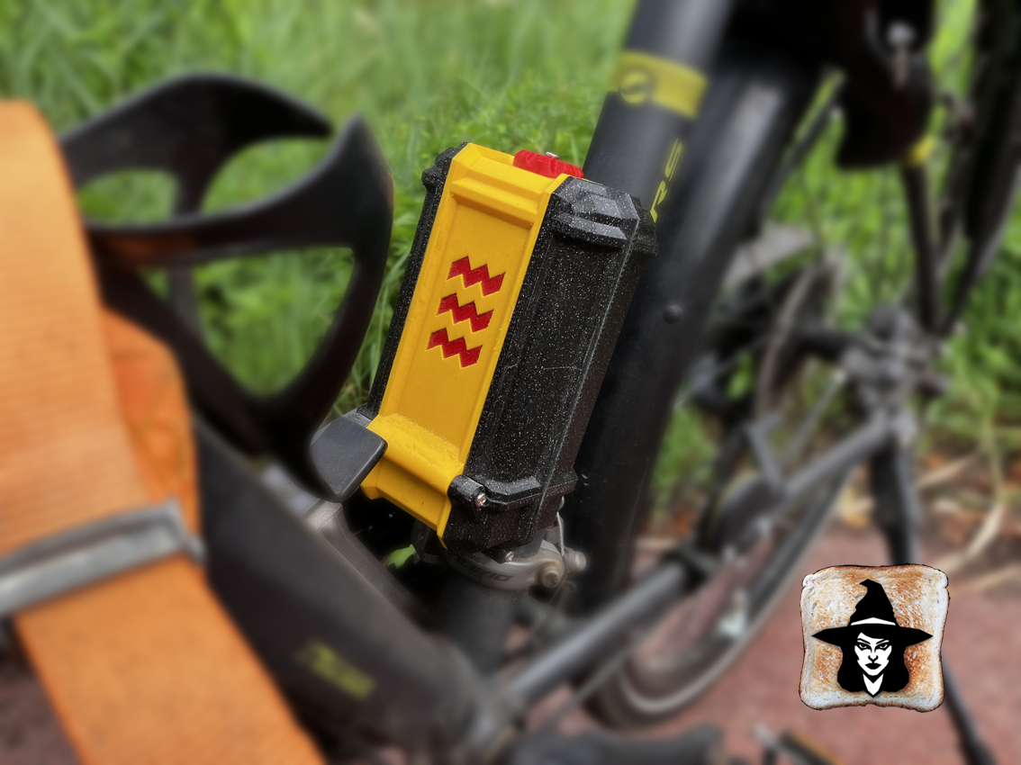 Tool box for bicycle.