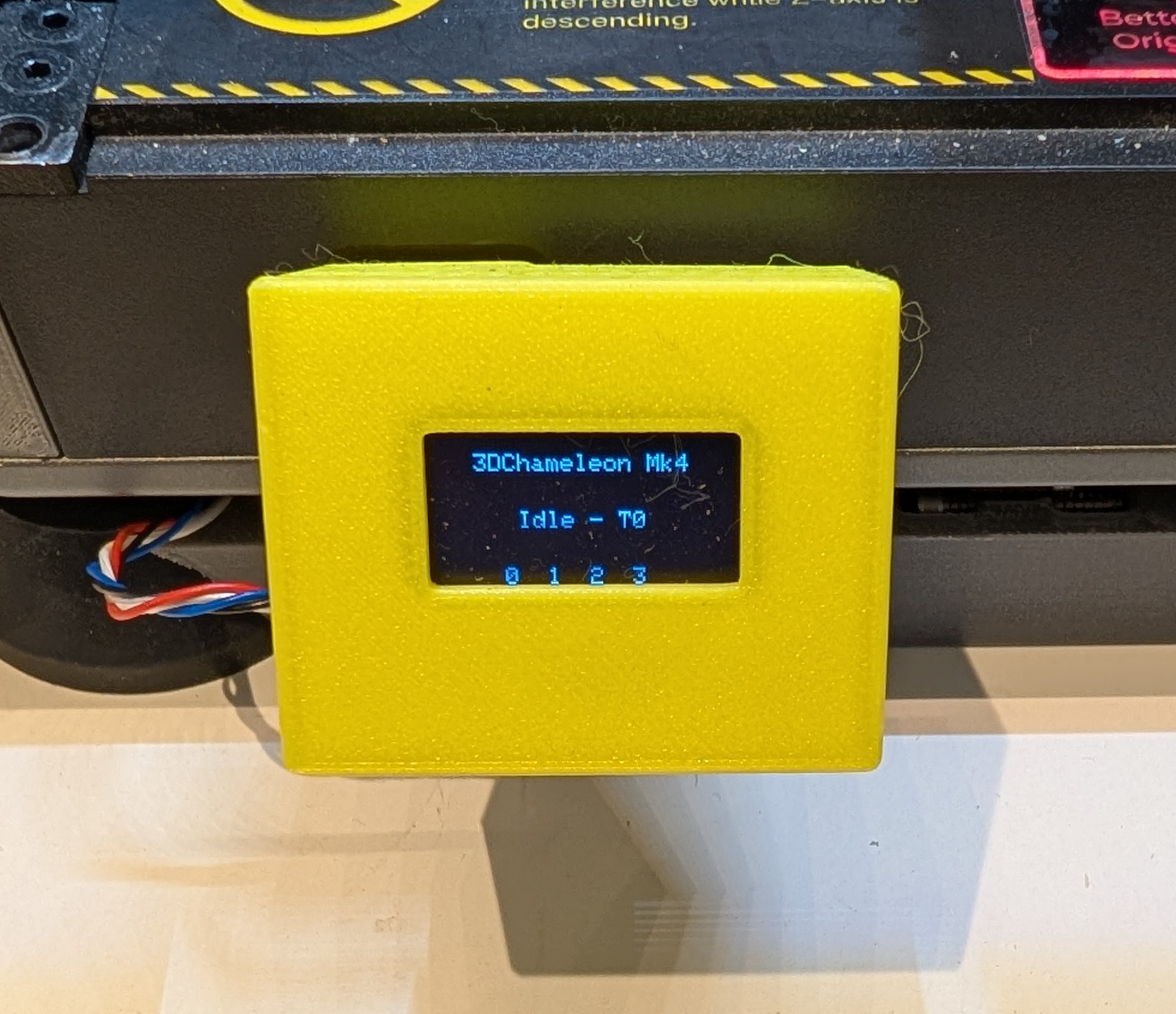 3D Chameleon front display for K1MAX