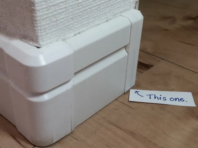 Baseboard End with FreeCAD Source （巾木の終端）