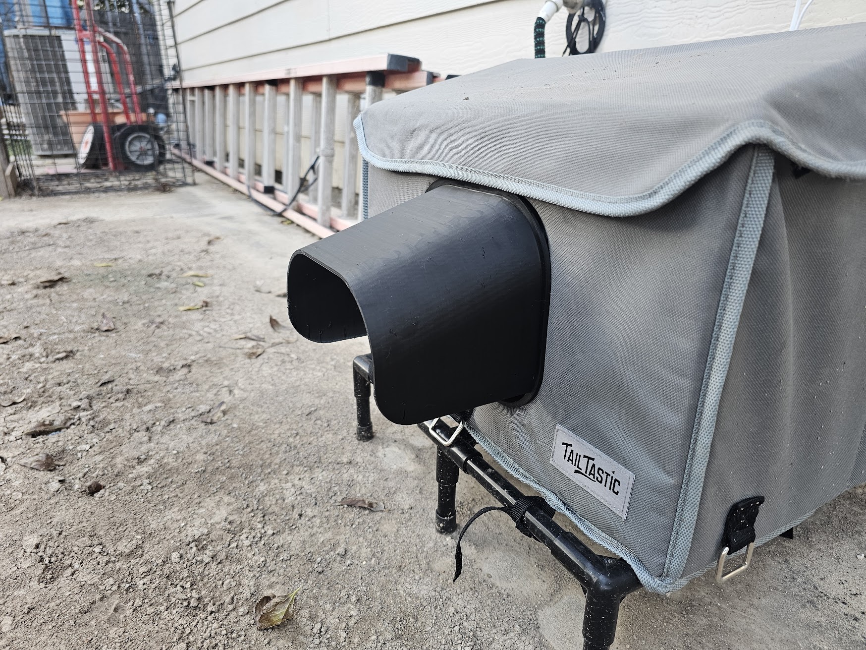 Door Cover (Tailtastic Heated Outdoor Cat House)