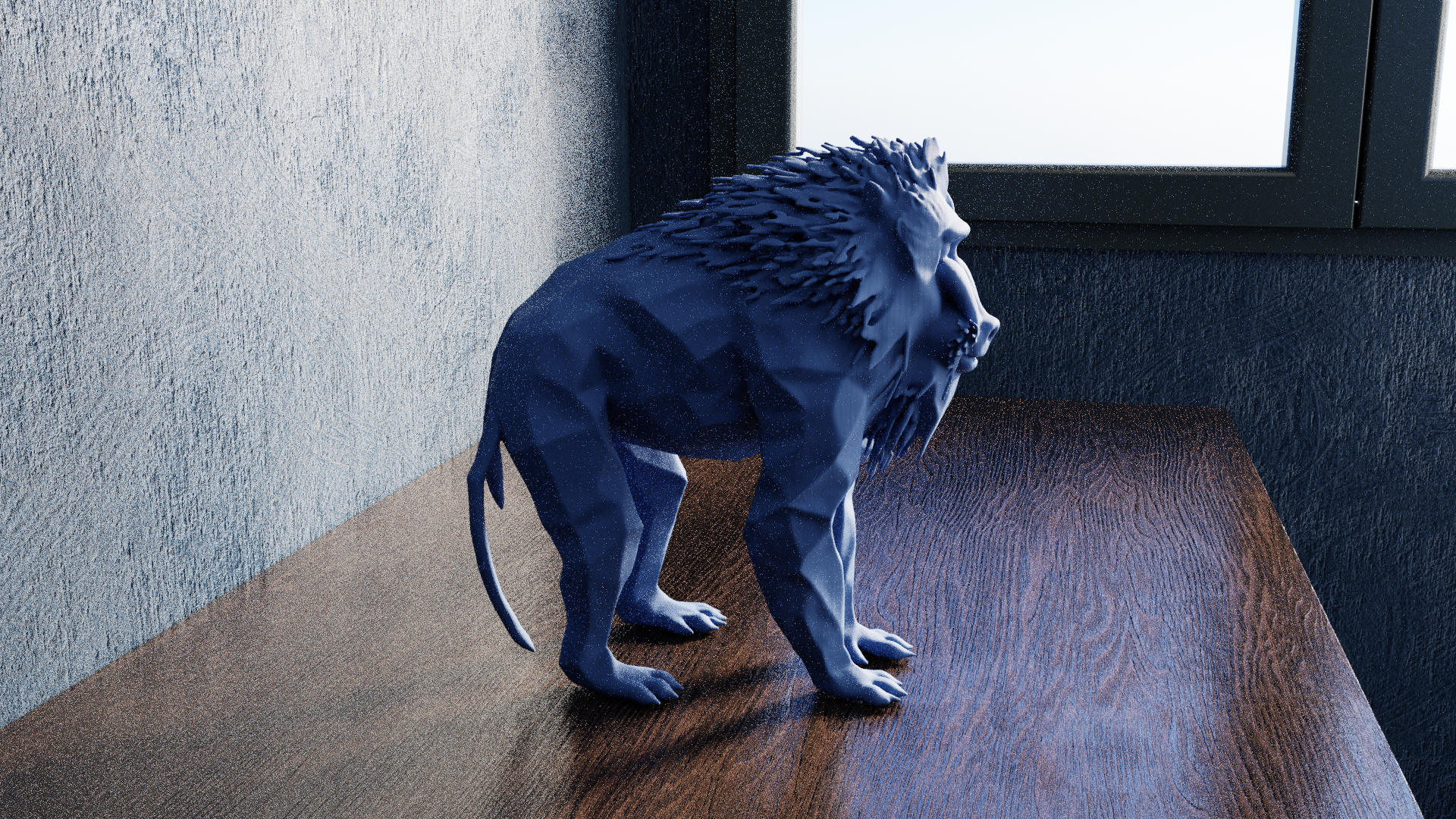 Low Poly Mandrill — miniatura 5