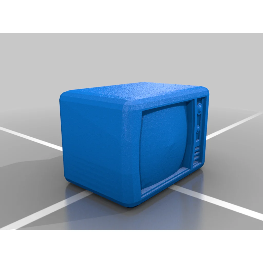 dollhouse 1980 CRT TV