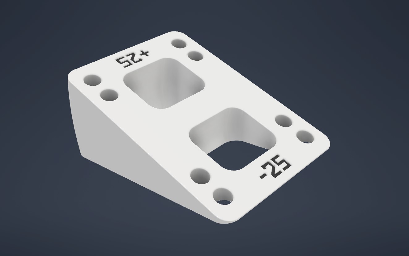 Longboard Truck Risers With Precision