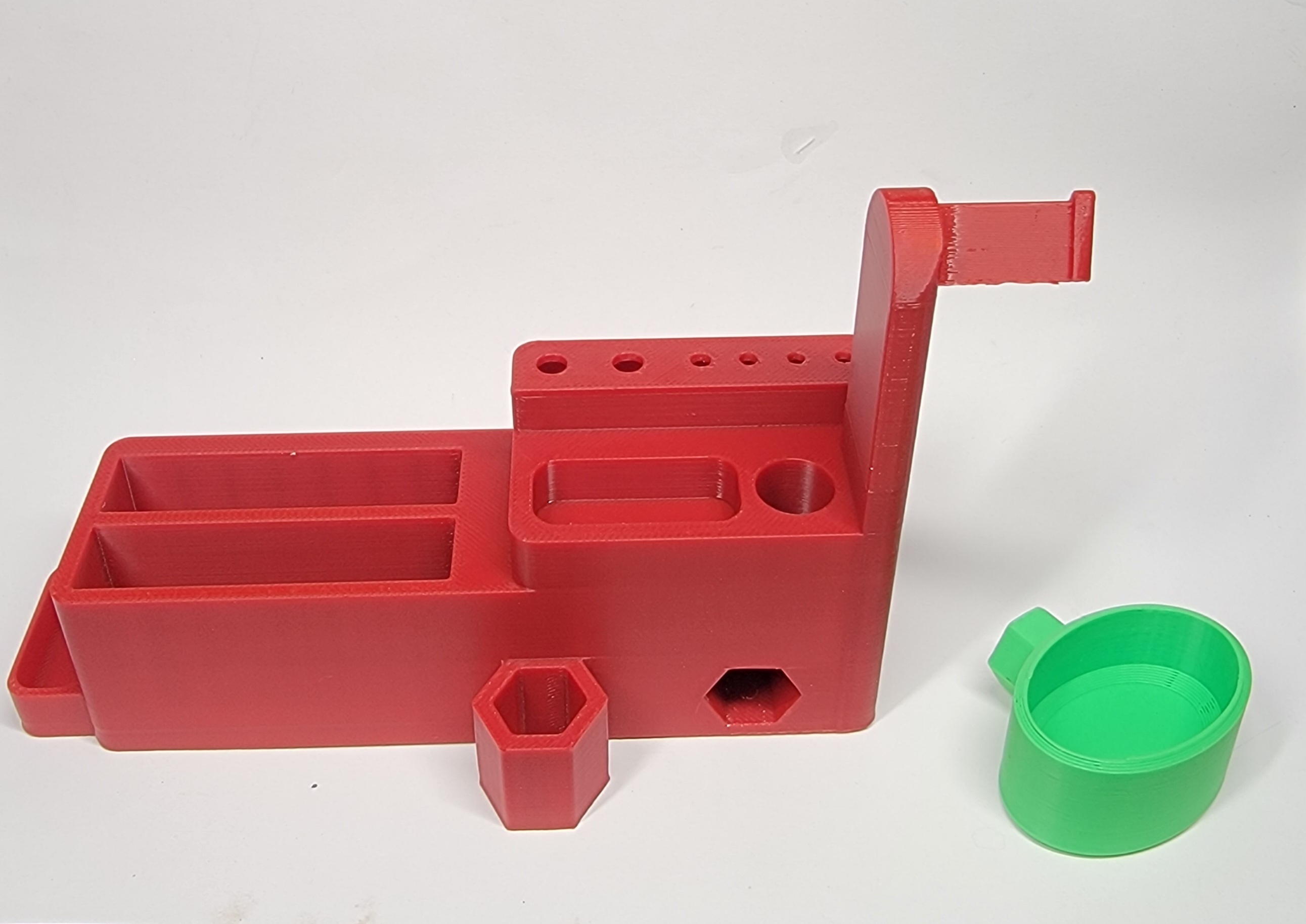 Modular Desk Organizer – Tool Caddy for 3D Printing Tools & Workspace Storage — miniatura 2