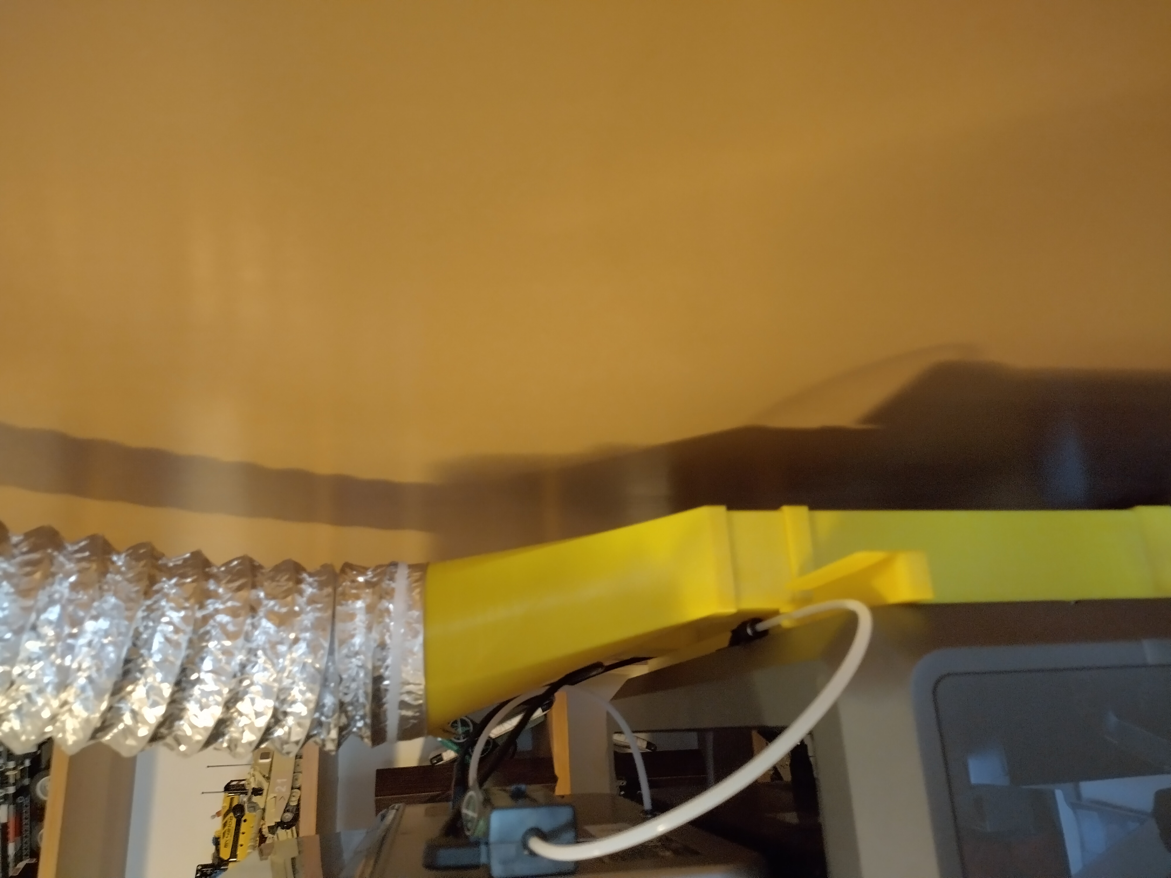Remix of "Compact ventilation for Creality K2 Plus" for 100mm flexible ducting