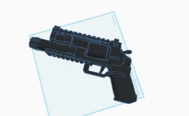 Crazed man revolver (prop)
