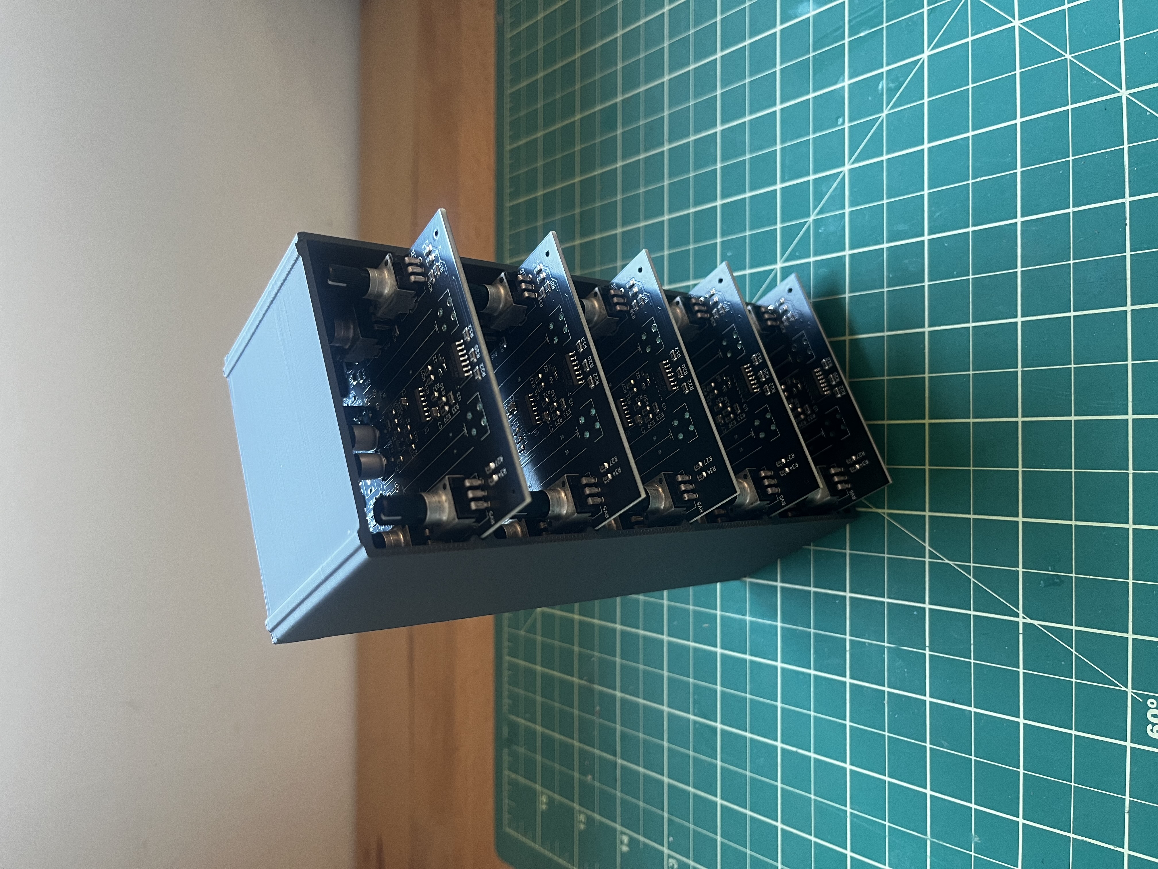 Parametric PCB Assembly Rack (FreeCAD)