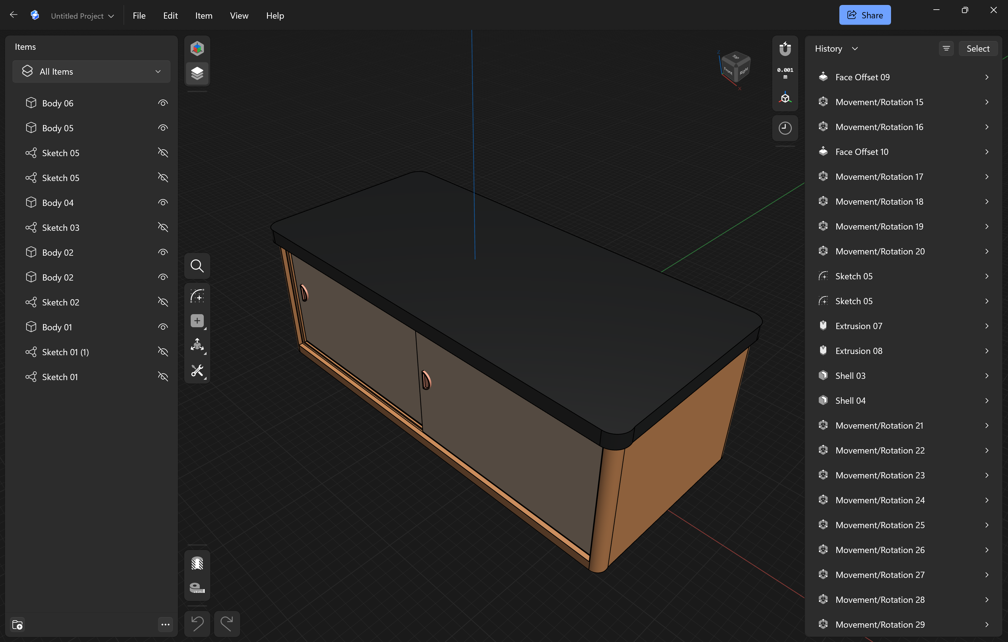 Sliding Cabinet Drawer