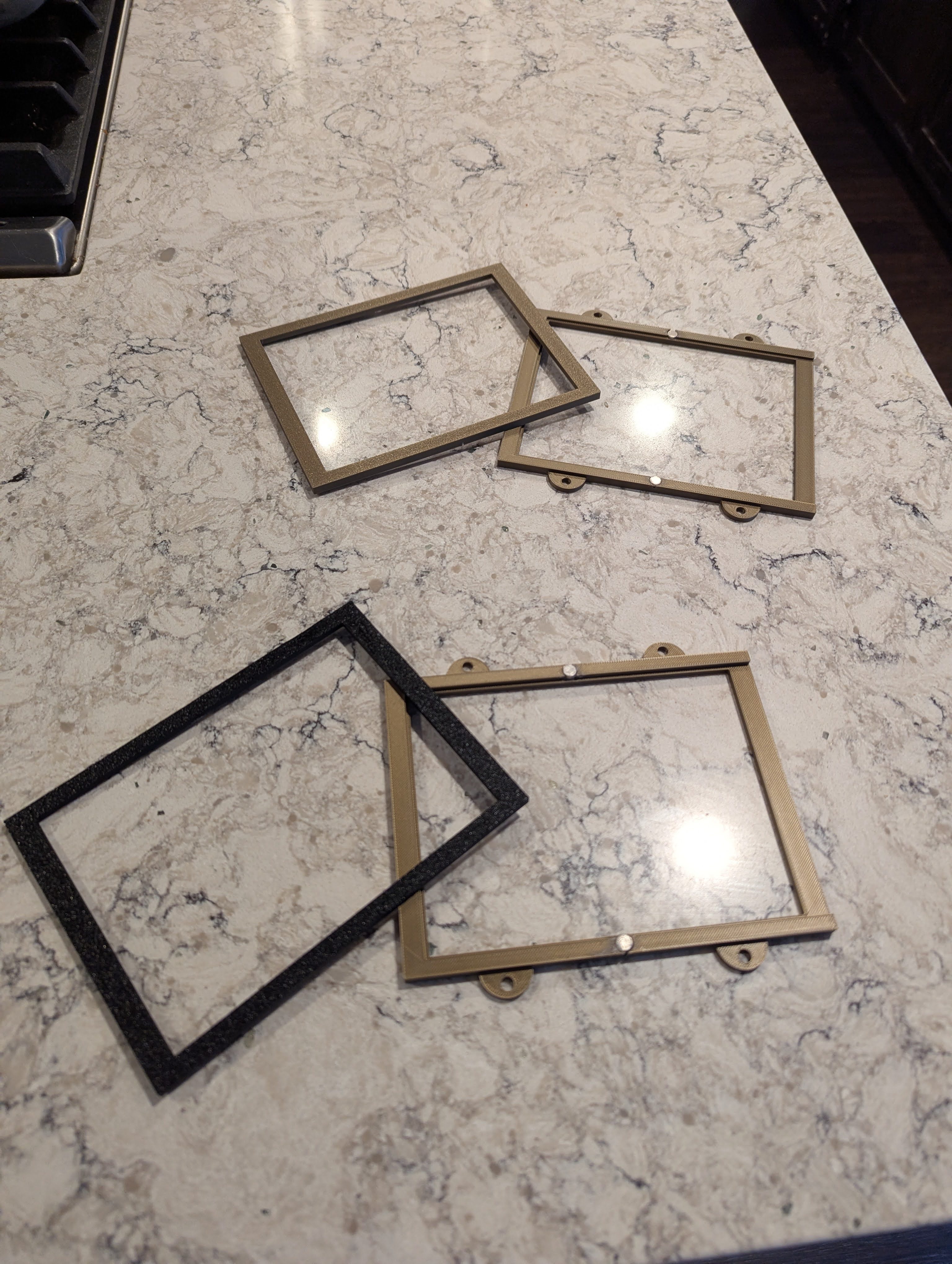 Window-mounted Lithophane Frame