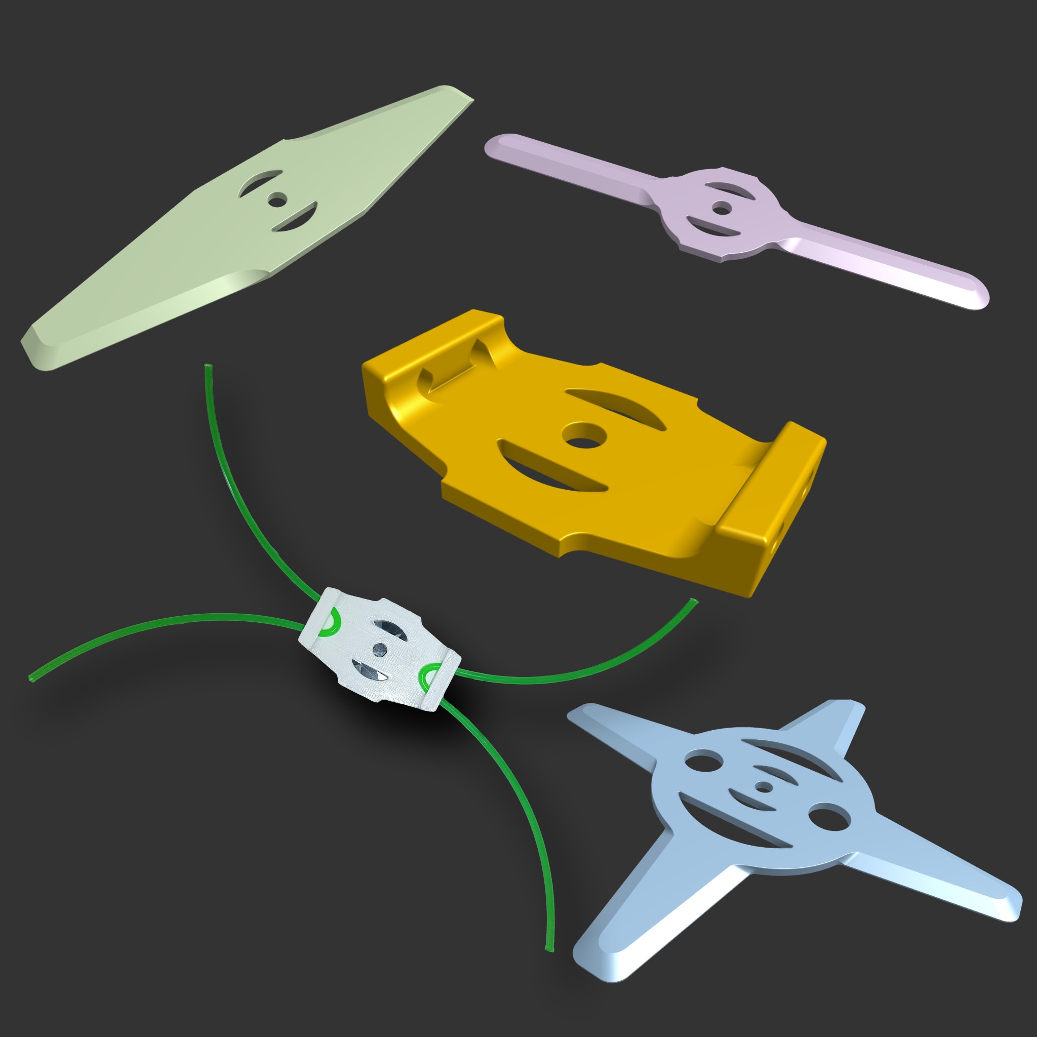 Strimmer blade | trimmer blade | brushcutter blade and string holder