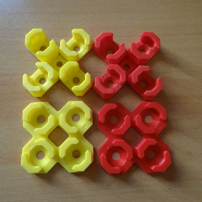 Multiboard - Screw Raised Snaps (DS Part A) 6mm hole by ddkovi ...