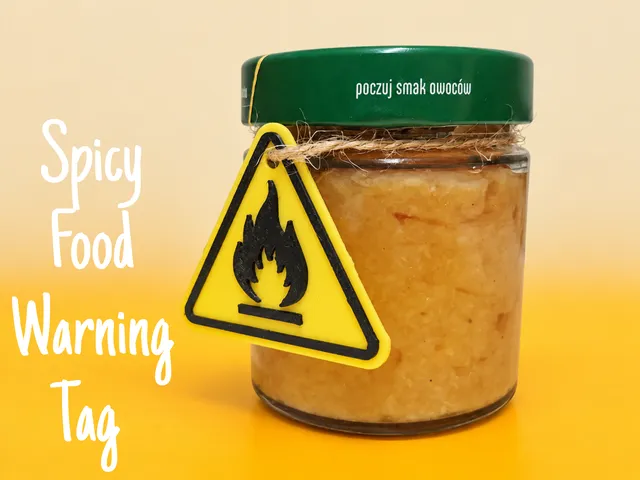Spicy Food Warning Tag