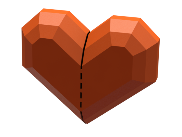 A heart with a message