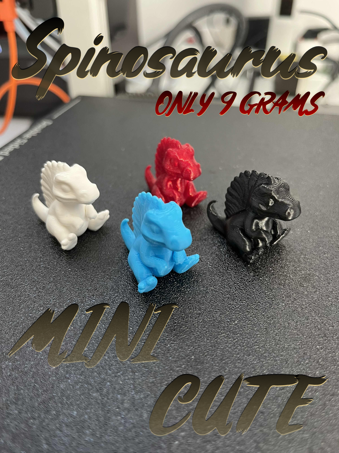 Mini Cute Spinosaurus (KeyChain Option)