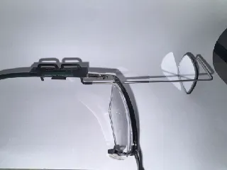 Eyeglass Arm Clip for Rearview Mirror