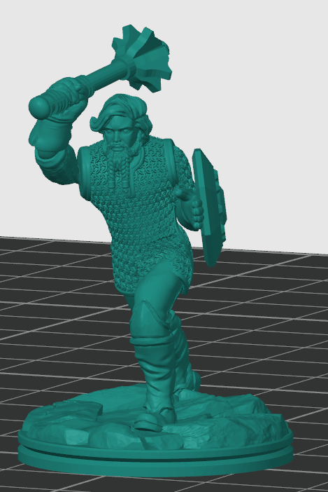Charging Cleric 3D model by Brennus