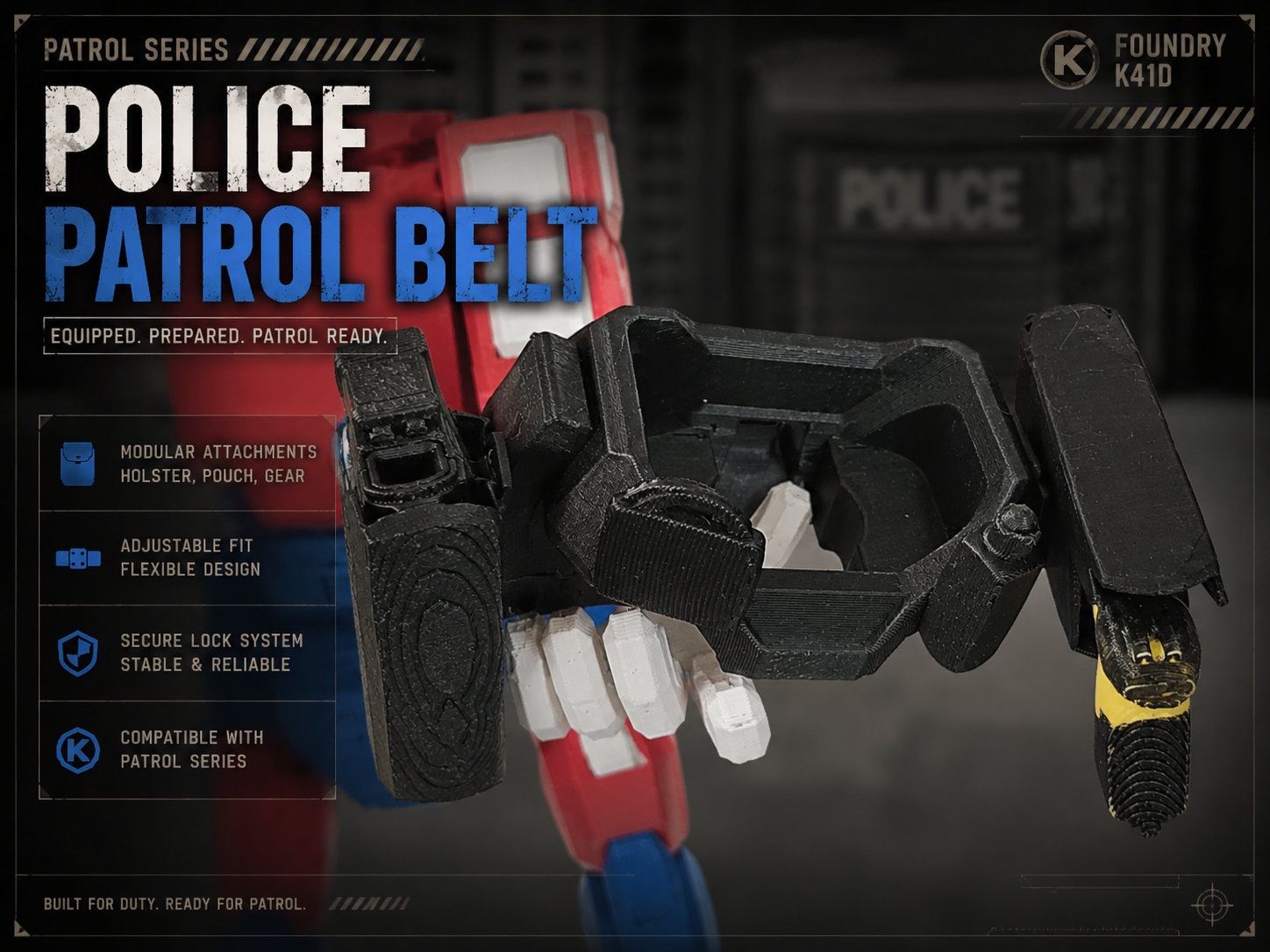 Dummy 13 Police Duty Belt