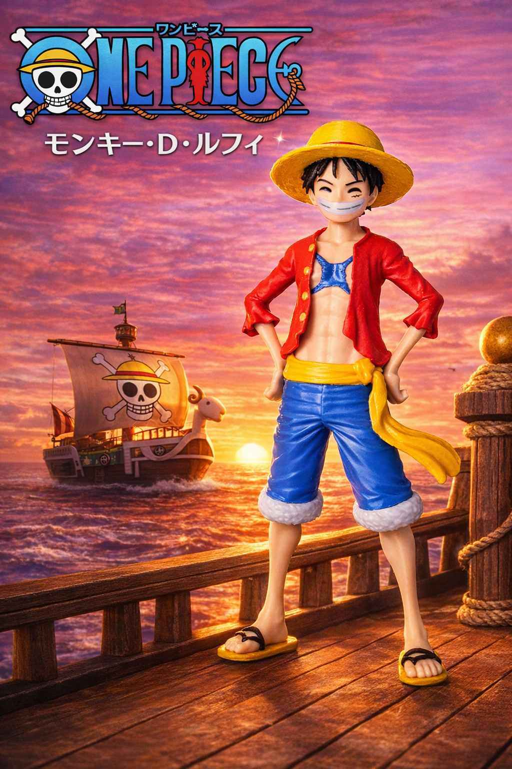 Monkey D. Luffy (Straw Hat) Multicolor MMU