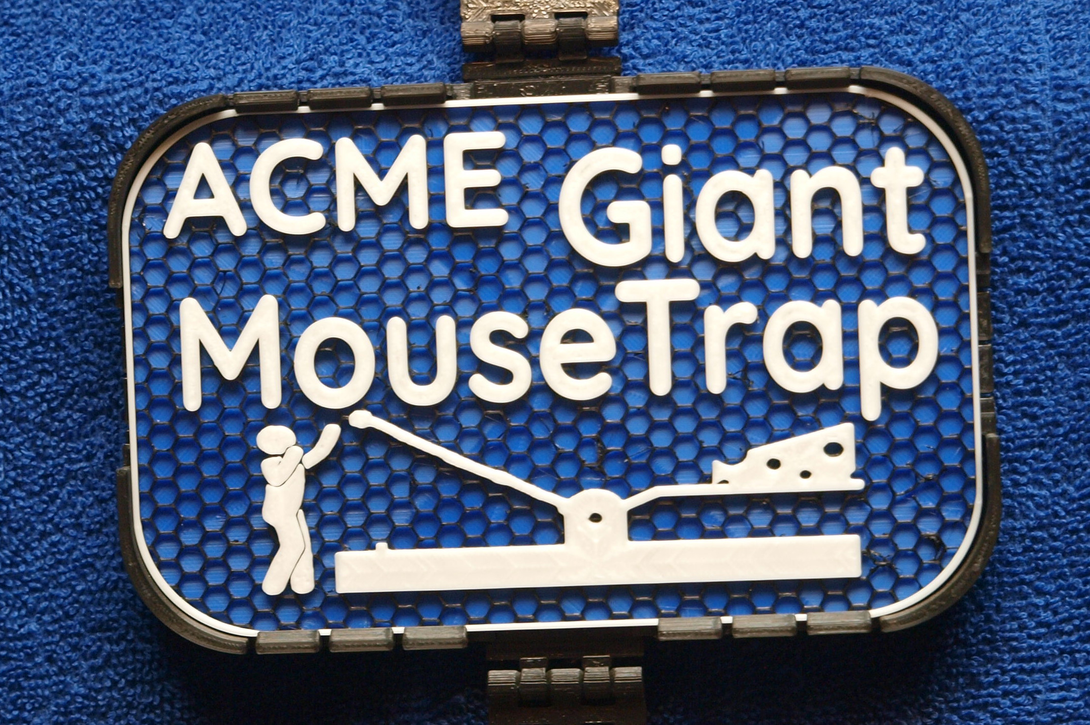 ACME Giant Mouse Trap sign