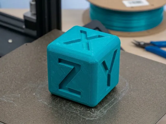 XYZ Calibration Cube - Optimized, Support-Free Rounded Design