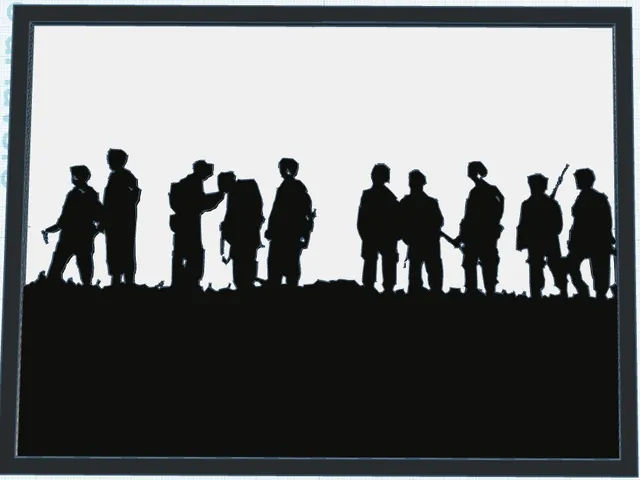 Band of Brothers Wall Plaque – Soldiers Ridge Silhouette 15x20cm