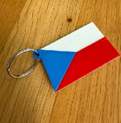 Czech Republic flag pendant